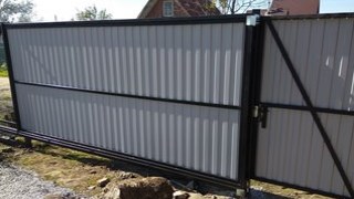 Купить сваи для ворот в Верхняя Пышма. Заказать ворота на сваях под ключ от 22023 руб